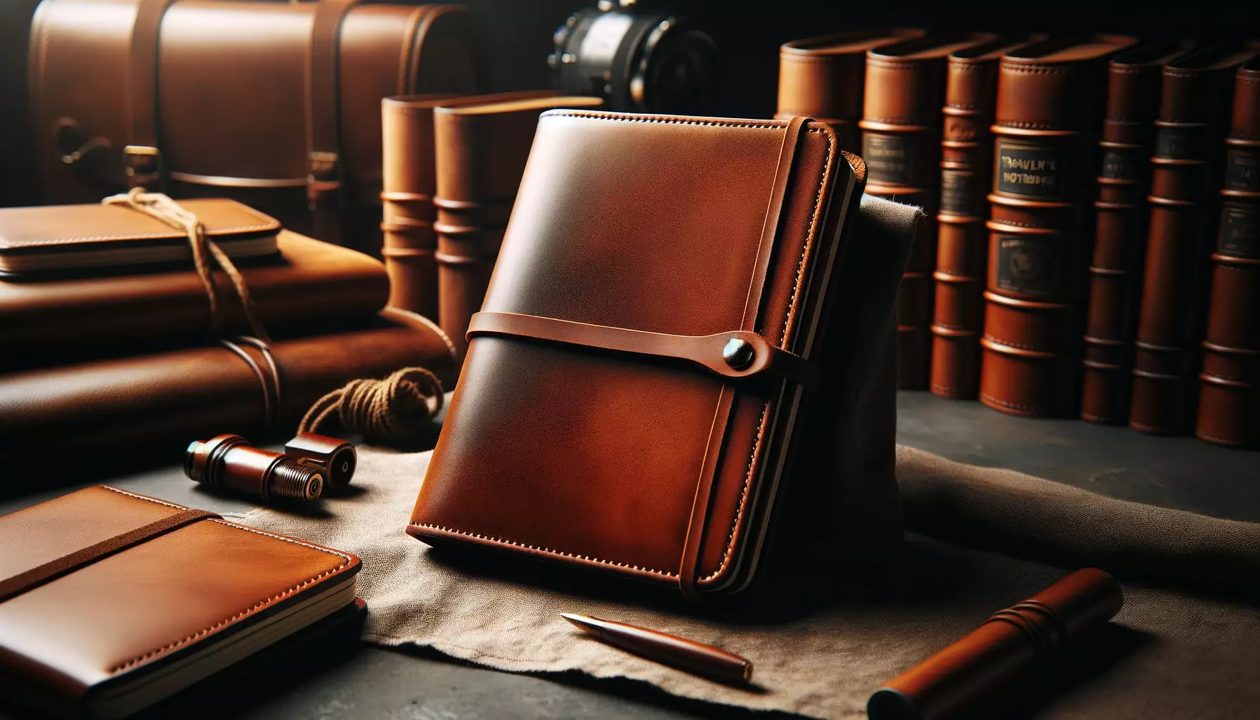 traveler leather notes book