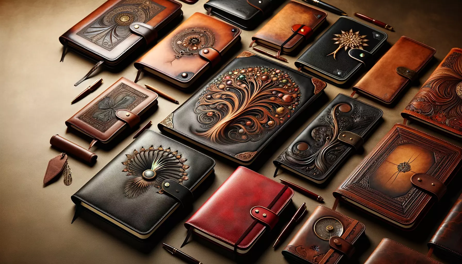 leather Calligraphy Notebook