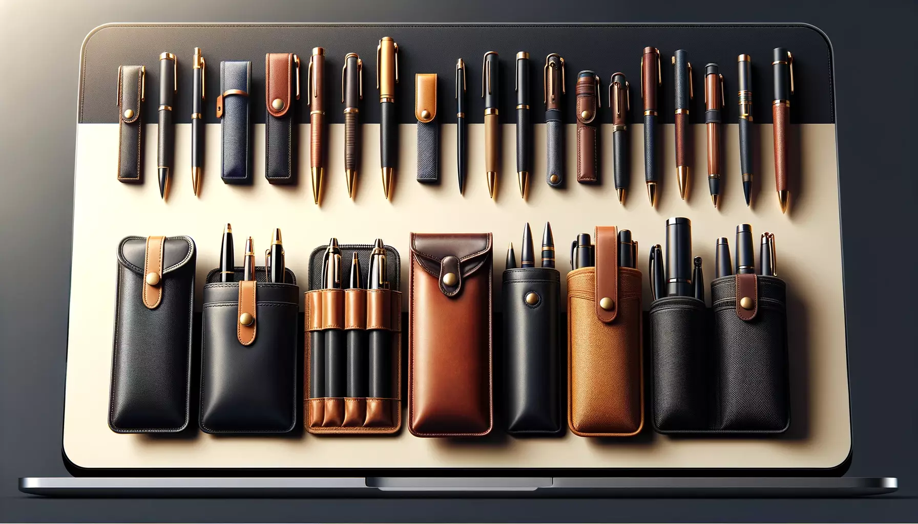 leather pocket pen cases