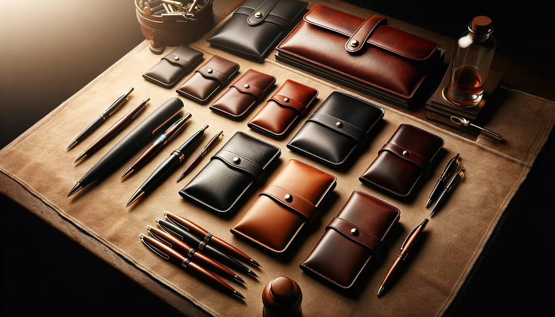 leather pen cases