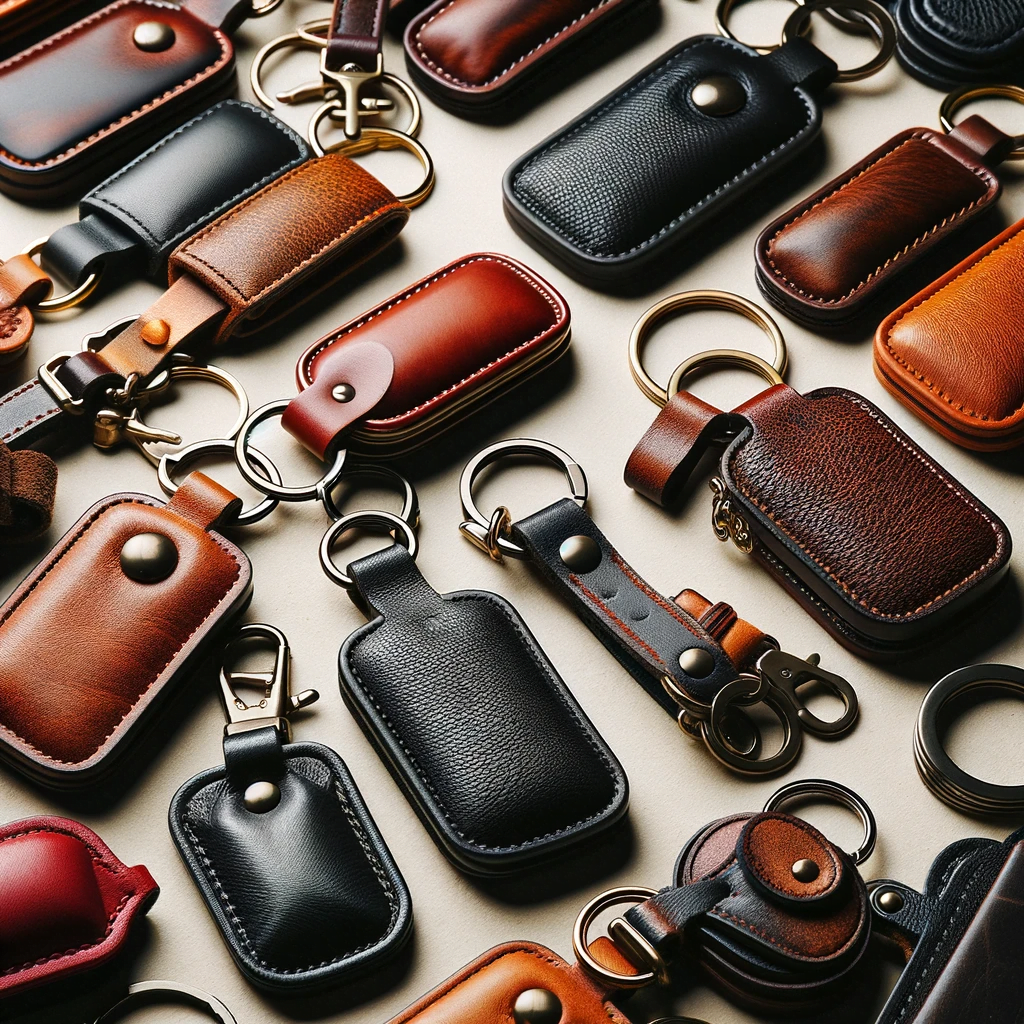 leather keychains