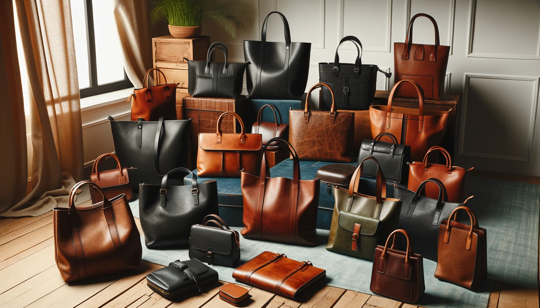 leather tote bags