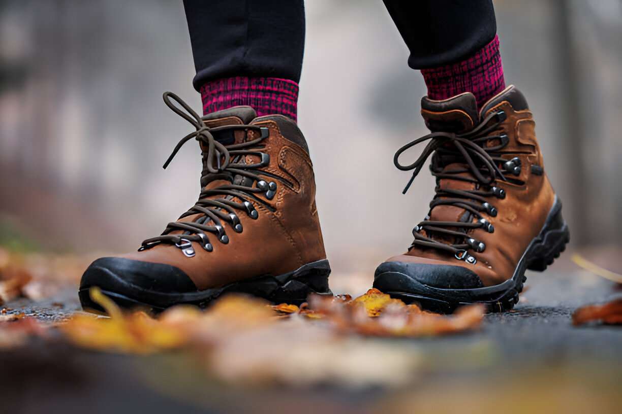 Leather Hiking Boots for ladies