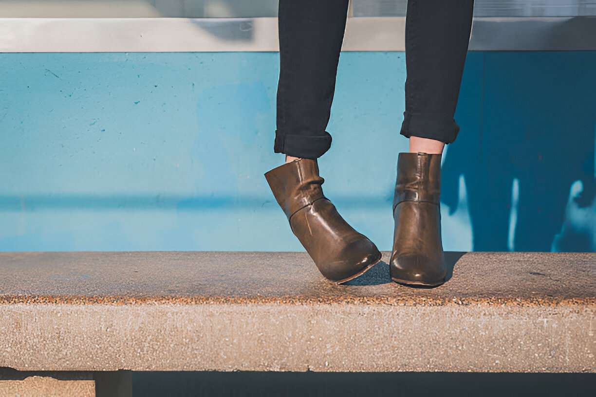 Leather Shooties for ladies