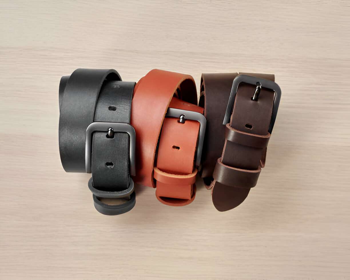 Leather Suede Belt for ladies